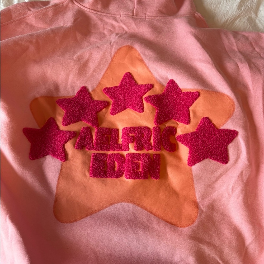 Pink and Red Star Sweatshirt